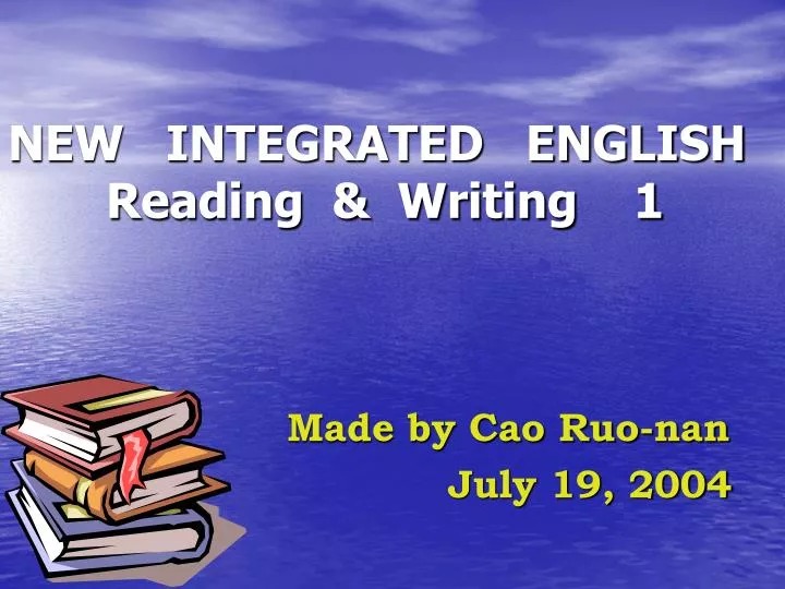 new integrated english reading writing 1