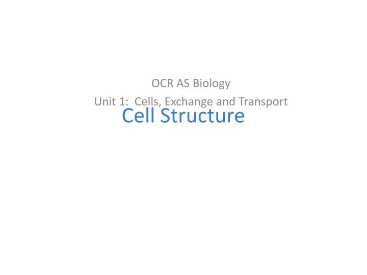 cell structure