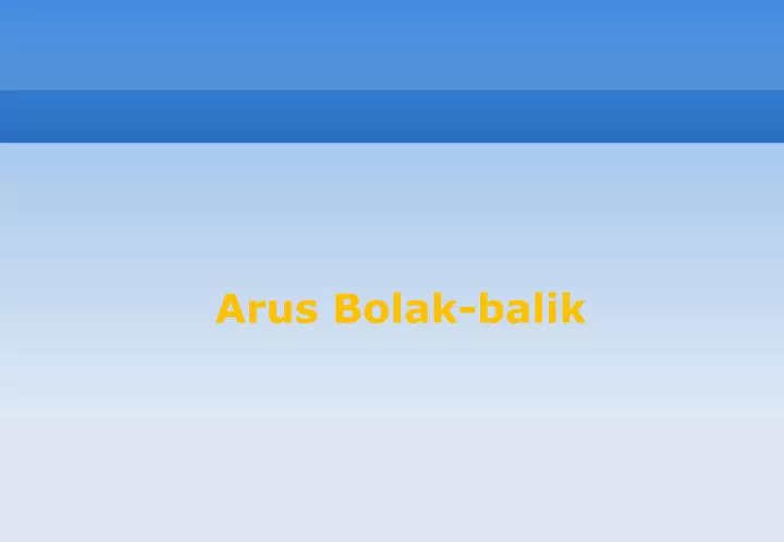 arus bolak balik