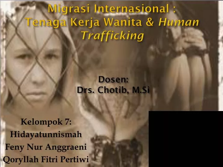 migrasi internasional tenaga kerja wanita human trafficking