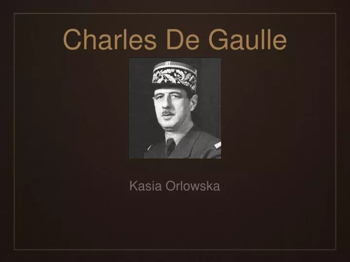 charles de gaulle