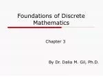 Foundations of Discrete Mathematics - slide 1