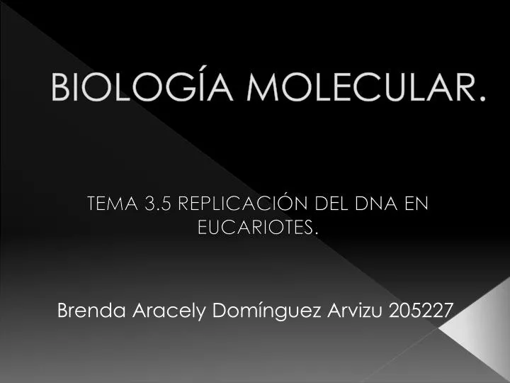 biolog a molecular