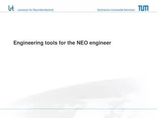 engineering tools for the neo engineer