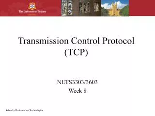 Transmission Control Protocol (TCP)
