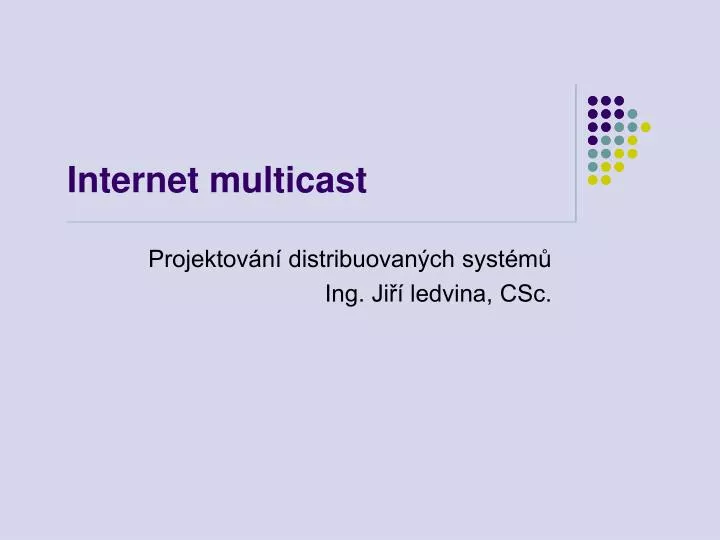 internet multicast