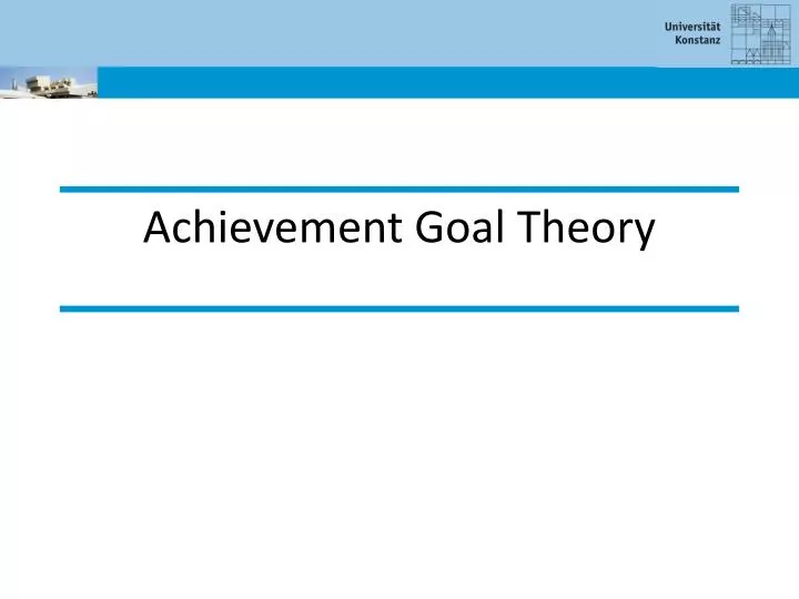 achievement goal theory