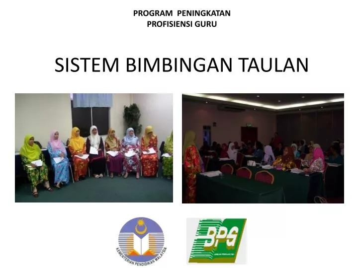 sistem bimbingan taulan