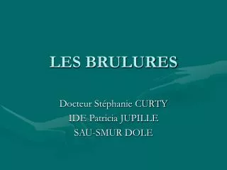 les brulures