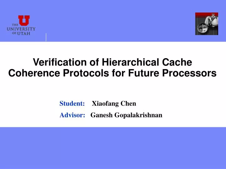 verification of hierarchical cache coherence protocols for future processors