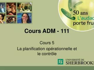 cours adm 111