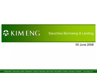 Securities Borrowing &amp; Lending