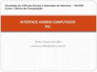 interface homem computador ihc