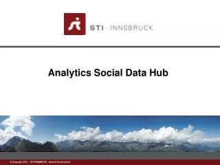 Analytics Social Data Hub