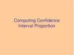 Estimating the Proportion of Red Marbles Using Confidence Intervals - slide 1
