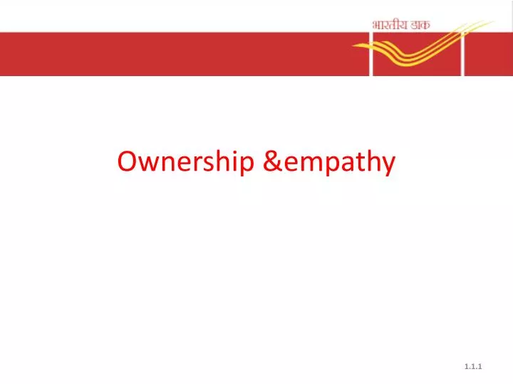 ownership empathy
