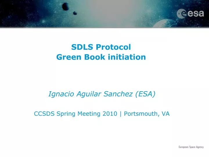 sdls protocol green book initiation