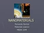 NANOMATERIALS - slide 1