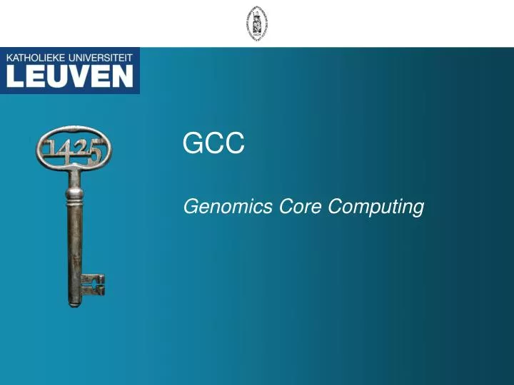 gcc genomics core computing
