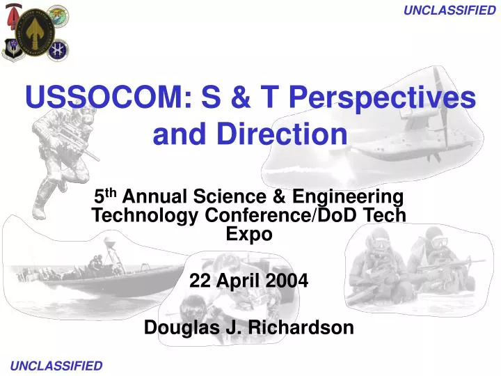 ussocom s t perspectives and direction