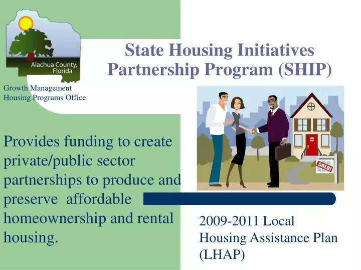 state housing initiatives partnership program ship