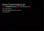 Chime Communications plc - slide 1