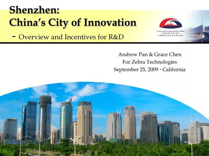 shenzhen china s city of innovation overview and incentives for r d