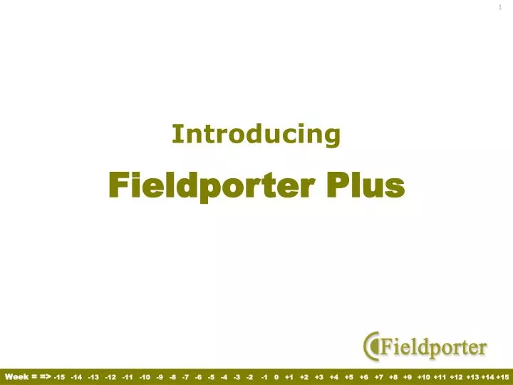 introducing fieldporter plus