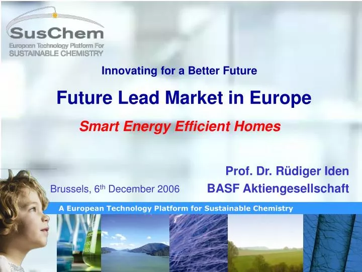 innovating for a better future future lead market in europe smart energy efficient homes