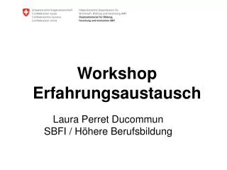 workshop erfahrungsaustausch