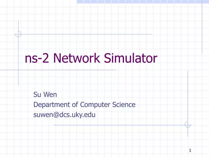 ns 2 network simulator