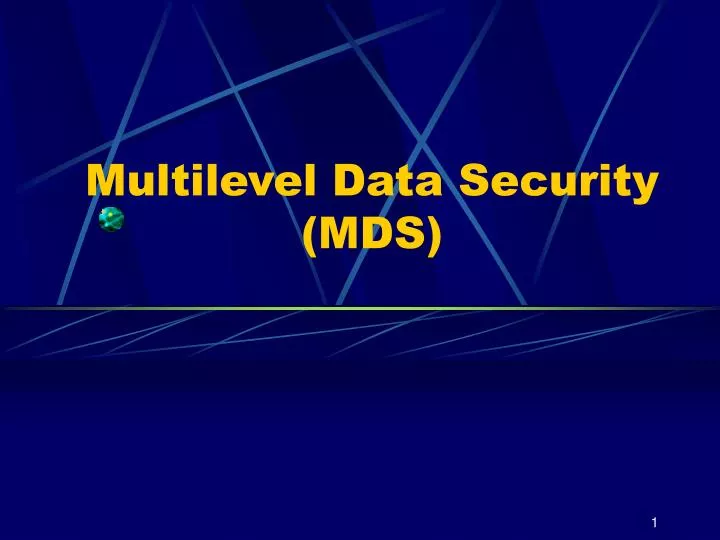 multilevel data security mds