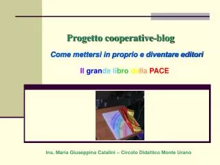 progetto cooperative blog
