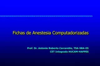 fichas de anestesia computadorizadas