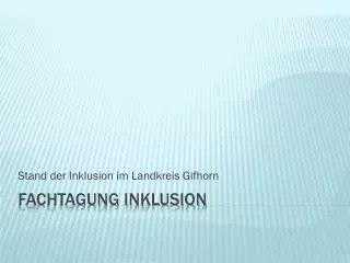 stand der inklusion im landkreis gifhorn