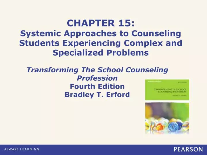 chapter 15 systemic approaches to counseling students experiencing complex and specialized problems