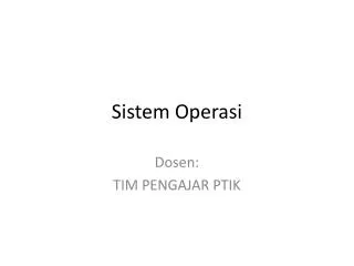 sistem operasi