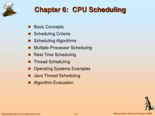 chapter 6 cpu scheduling