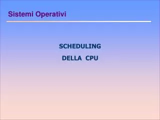 sistemi operativi