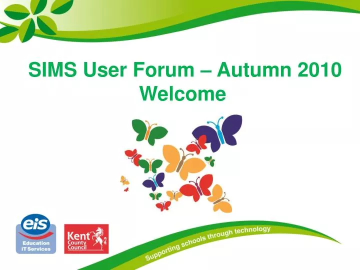 sims user forum autumn 2010 welcome