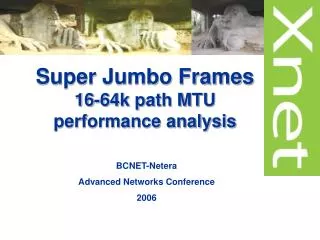 Super Jumbo Frames 16-64k path MTU performance analysis