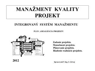 mana ment kvality projekt