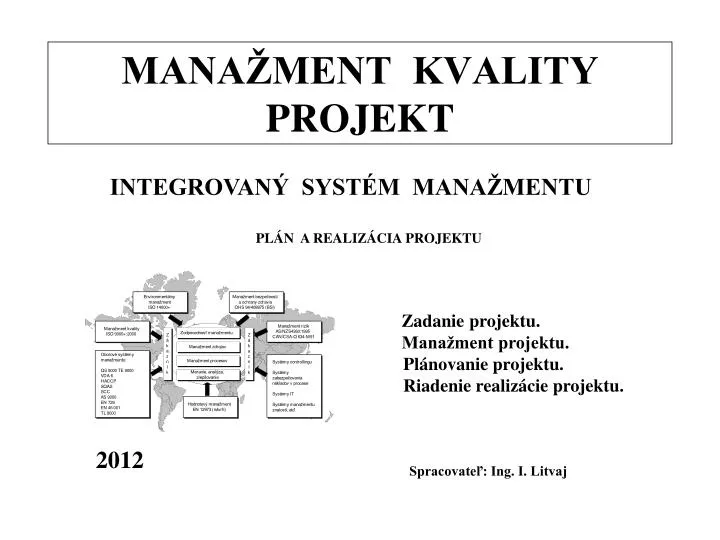 mana ment kvality projekt