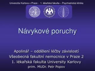 n vykov poruchy
