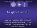 Návykové poruchy - slide 1