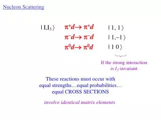 Nucleon Scattering
