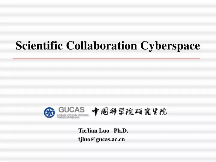 scientific collaboration cyberspace