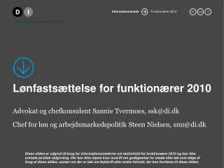 l nfasts ttelse for funktion rer 2010