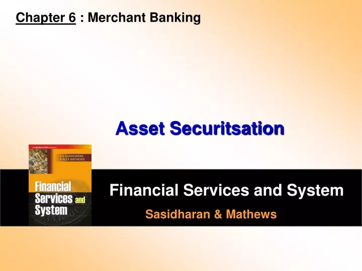 asset securitsation