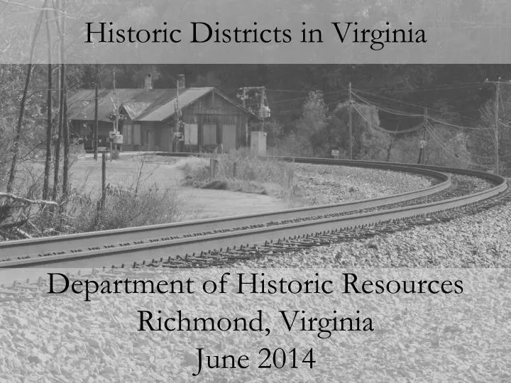 historic districts in virginia